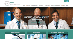 Desktop Screenshot of nsaneurochirurgia.it